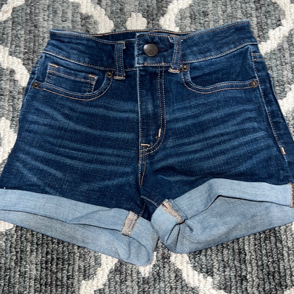 Aeropostale high rise midi Jean short